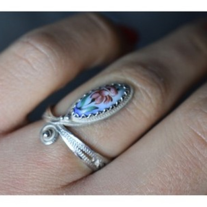 Ring with Enamel 