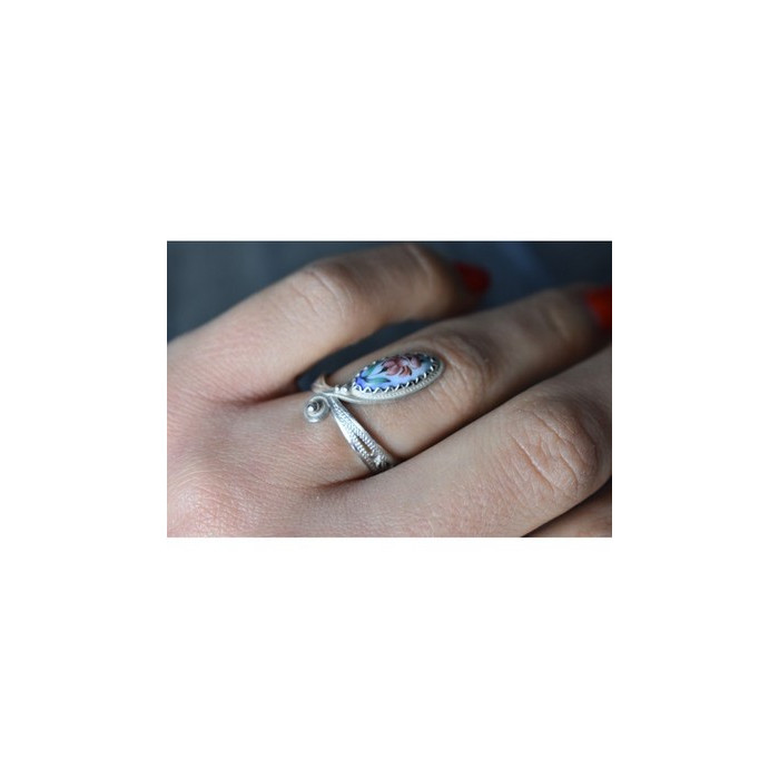 Ring with Enamel 
