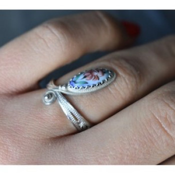 Ring with Enamel 