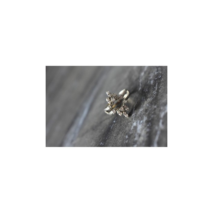 Designer's Ring with CZ Size 7.5