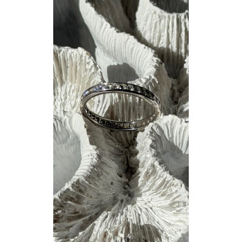 Platinum Diamond 1.10 ct Band Ring Size 10