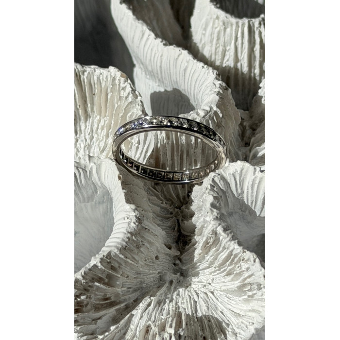 Platinum Diamond 1.10 ct Band Ring Size 10