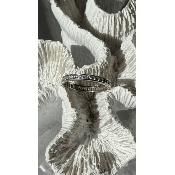 Platinum Diamond 1.10 ct Band Ring Size 10