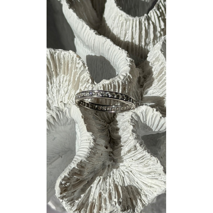 Platinum Diamond 1.10 ct Band Ring Size 10