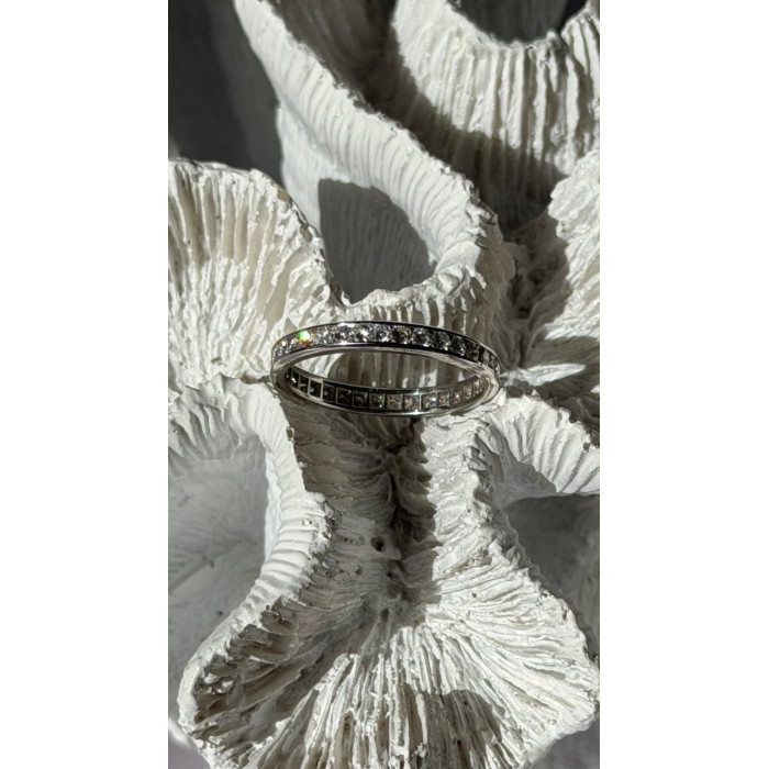 Platinum Diamond 1.10 ct Band Ring Size 10