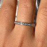 Platinum Diamond 1.10 ct Band Ring Size 10