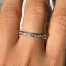 Platinum Diamond 1.10 ct Band Ring Size 10