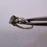 925 Sterling Silver Topaz Ring Size 6.5