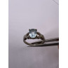 925 Sterling Silver Topaz Ring Size 6.5