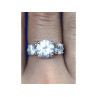 Beautiful Ring with CZ Size 7.5