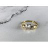 Classic Ring in Gilding (14K ) with CZ Size 7