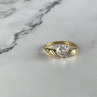 Classic Ring in Gilding (14K ) With CZ Size 7