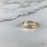 Classic Ring in Gilding (14K ) With CZ Size 7