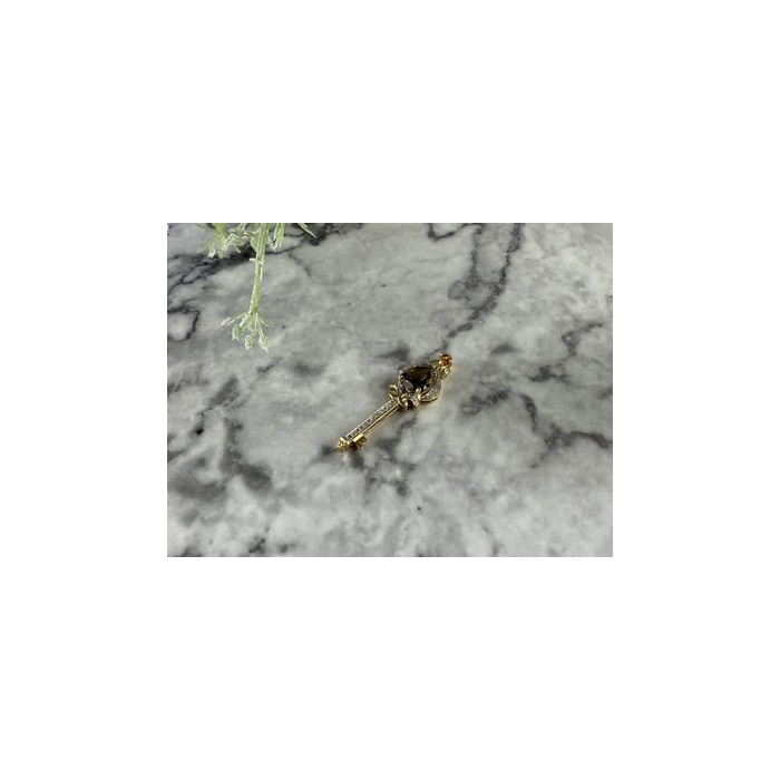 10K Yellow Gold Tourmaline, Heliodor & Diamonds 