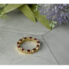 10K Yellow Gold Pink and Colorless Spinel Pendant