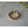 10K Yellow Gold Pink and Colorless Spinel Pendant