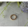 10K Yellow Gold Pink and Colorless Spinel Pendant