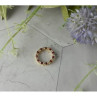 10K Yellow Gold Pink and Colorless Spinel Pendant