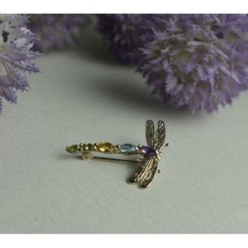 925 Sterling Silver Multi Gemstones 