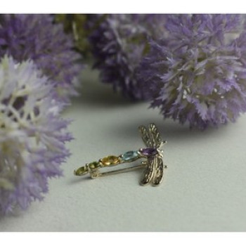 925 Sterling Silver Multi Gemstones 