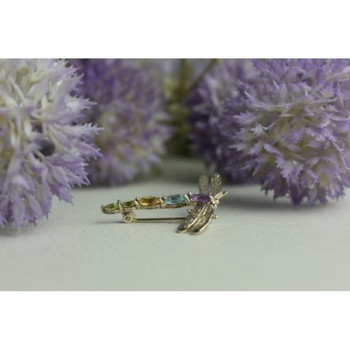 925 Sterling Silver Multi Gemstones 