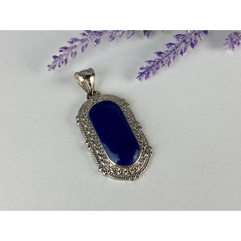 Pendant with Blue Agate