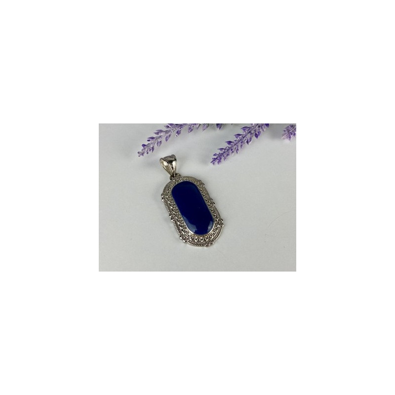 Pendant with Blue Agate
