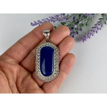 Pendant with Blue Agate