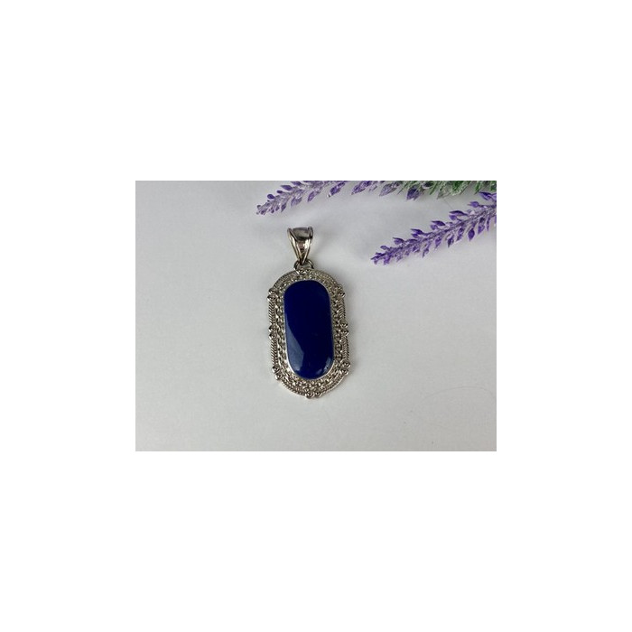 Pendant with Blue Agate