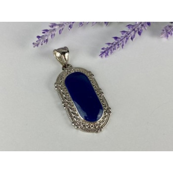 Pendant with Blue Agate