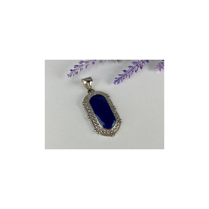 Pendant with Blue Agate