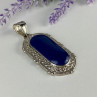 Pendant With Blue Agate