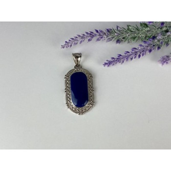 Pendant with Blue Agate