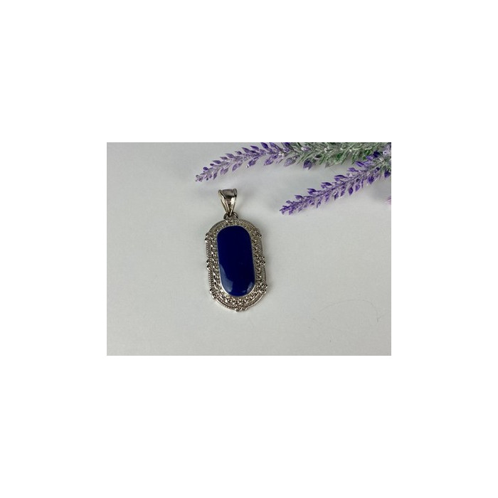 Pendant with Blue Agate