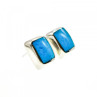 925 Sterling Silver Turquoise Stud Earrings