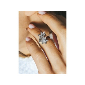 14K White Gold Diamonds 