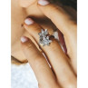 14K White Gold Diamonds 
