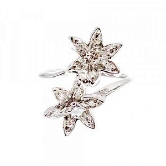 14K White Gold Diamonds 