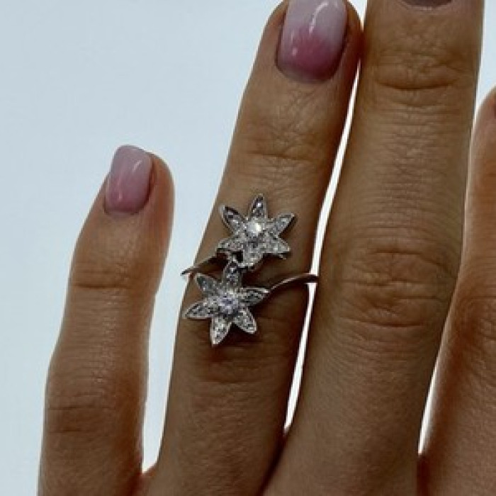 14K White Gold Diamonds 
