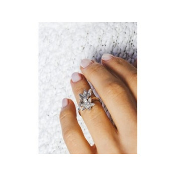 14K White Gold Diamonds 