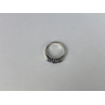 10K White Gold Iolite & Diamond Ring Size 7.5