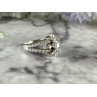 14K White Gold Diamonds Ring Size 6.5