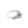 14K White Gold Diamonds Ring Size 6.5