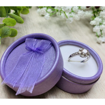 925 Sterling Silver Clear Quartz Ring Size 6.5