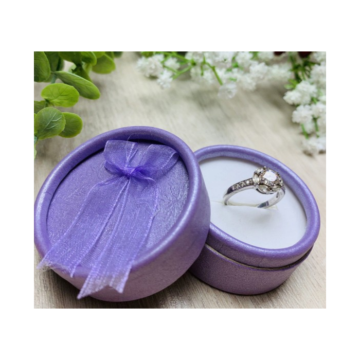 925 Sterling Silver Clear Quartz Ring Size 6.5