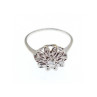 14K White Gold Diamond 0.1 ct 