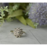 14K White Gold Diamond 0.1 ct 