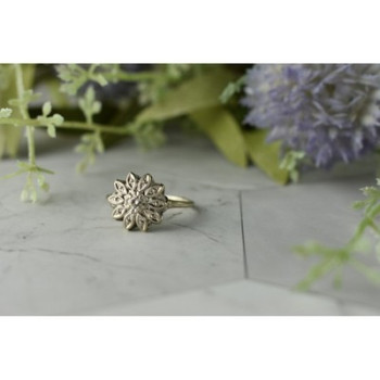 14K White Gold Diamond 0.1 ct 