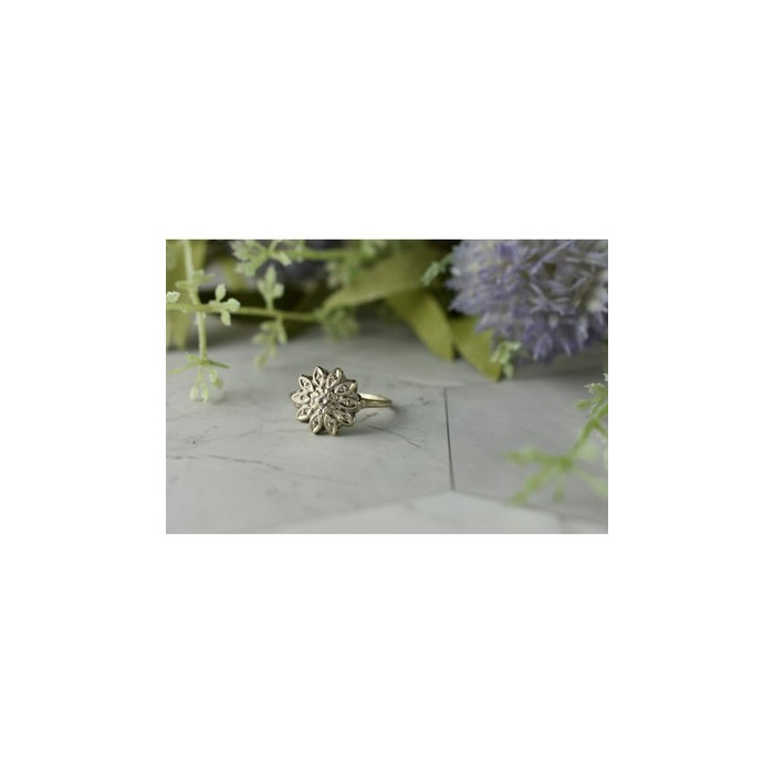 14K White Gold Diamond 0.1 ct 