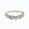 10K White Gold Diamonds Ring Size 7.5